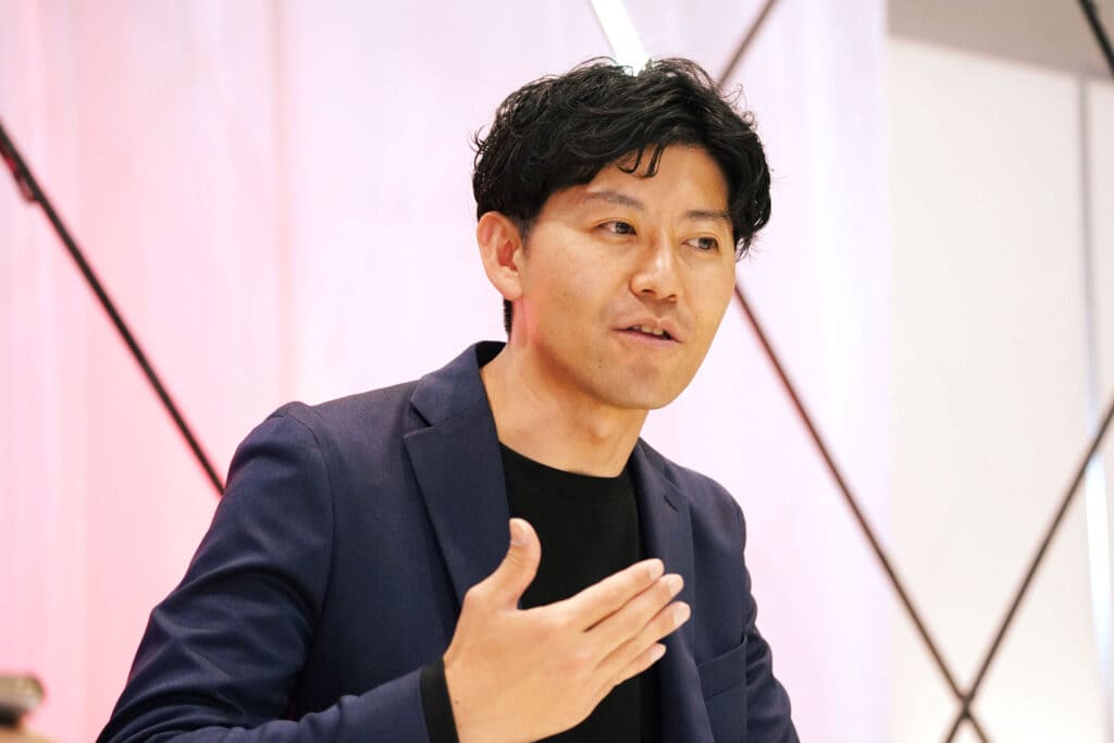 今後のTIB Studentsの展望を語る池田巧氏。