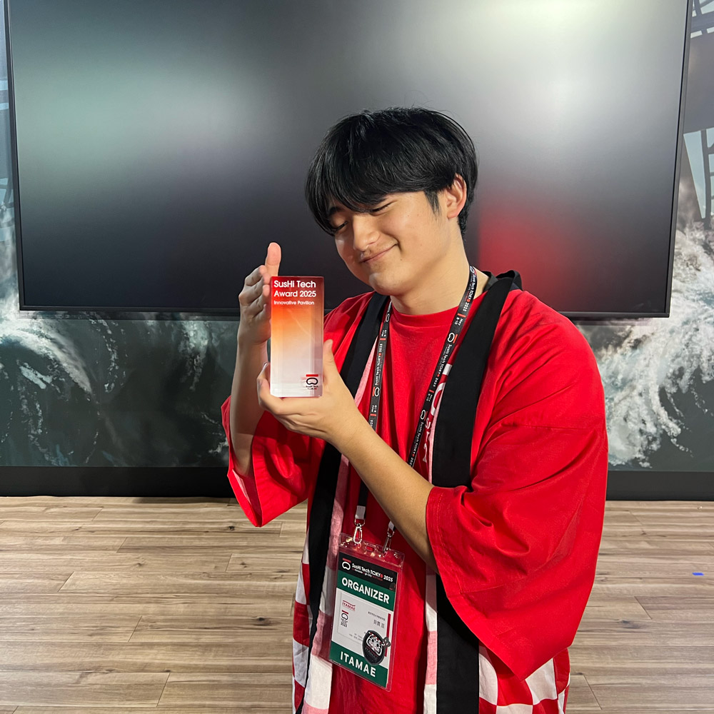 TIB Studentsサポーターの貝貫 亘さん