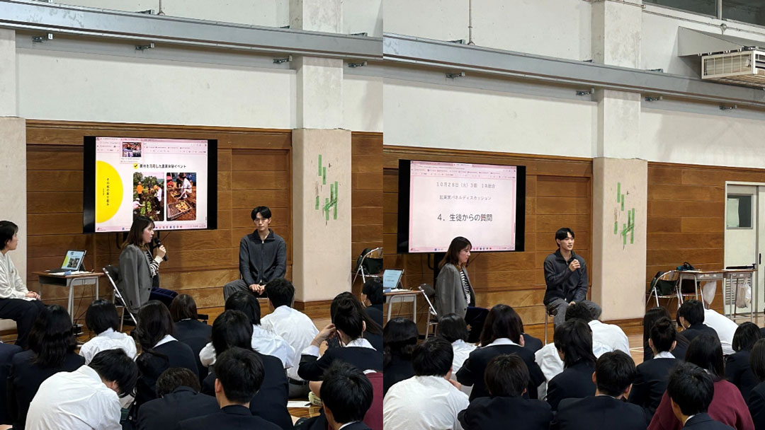 東京都アントレプレナーシップ育成プログラム 都立葛西南高等学校サポーター派遣の様子